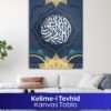 Kelime-i Tevhid Kanvas Tablo