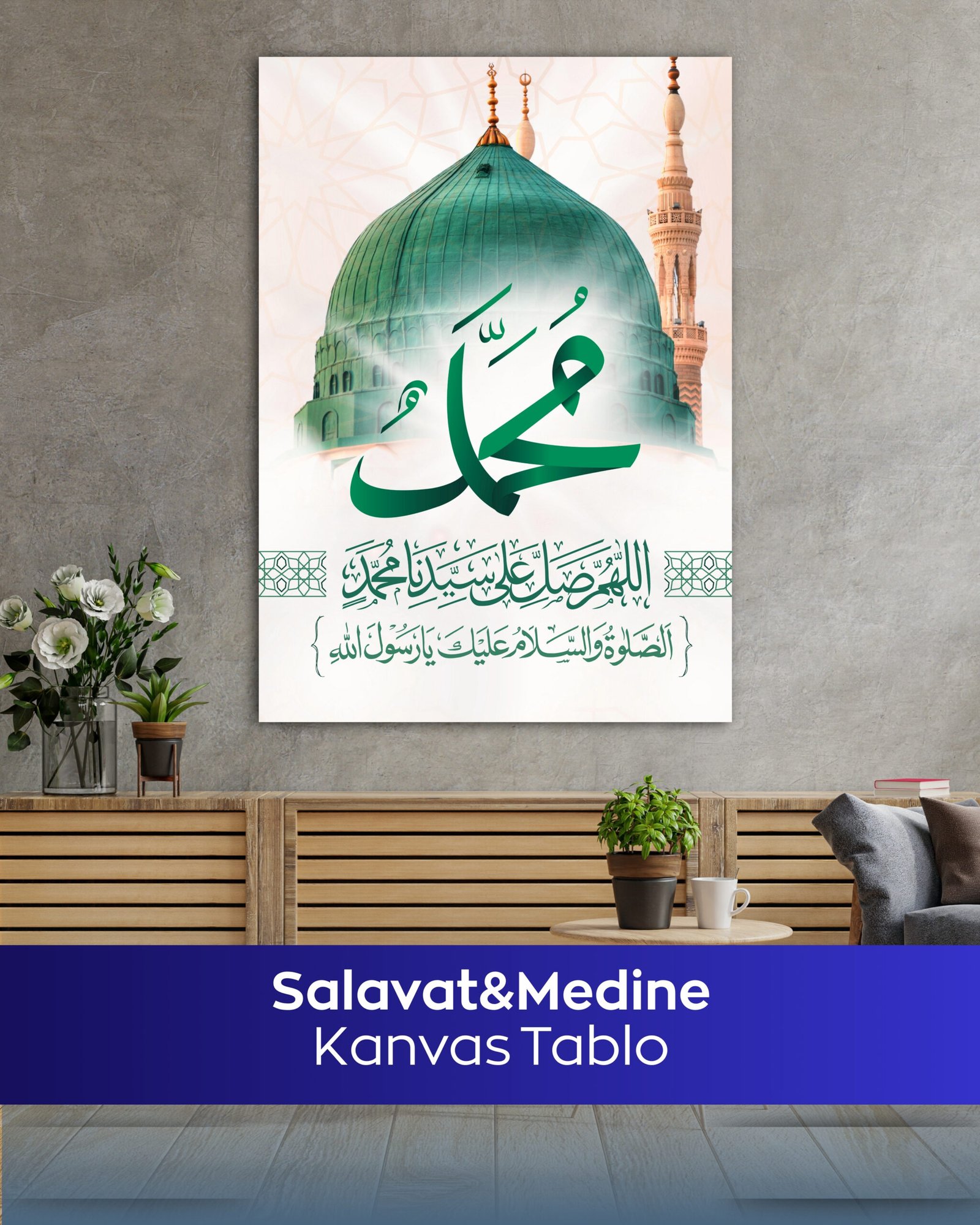 Salavat ve Medine Kanvas Tablo