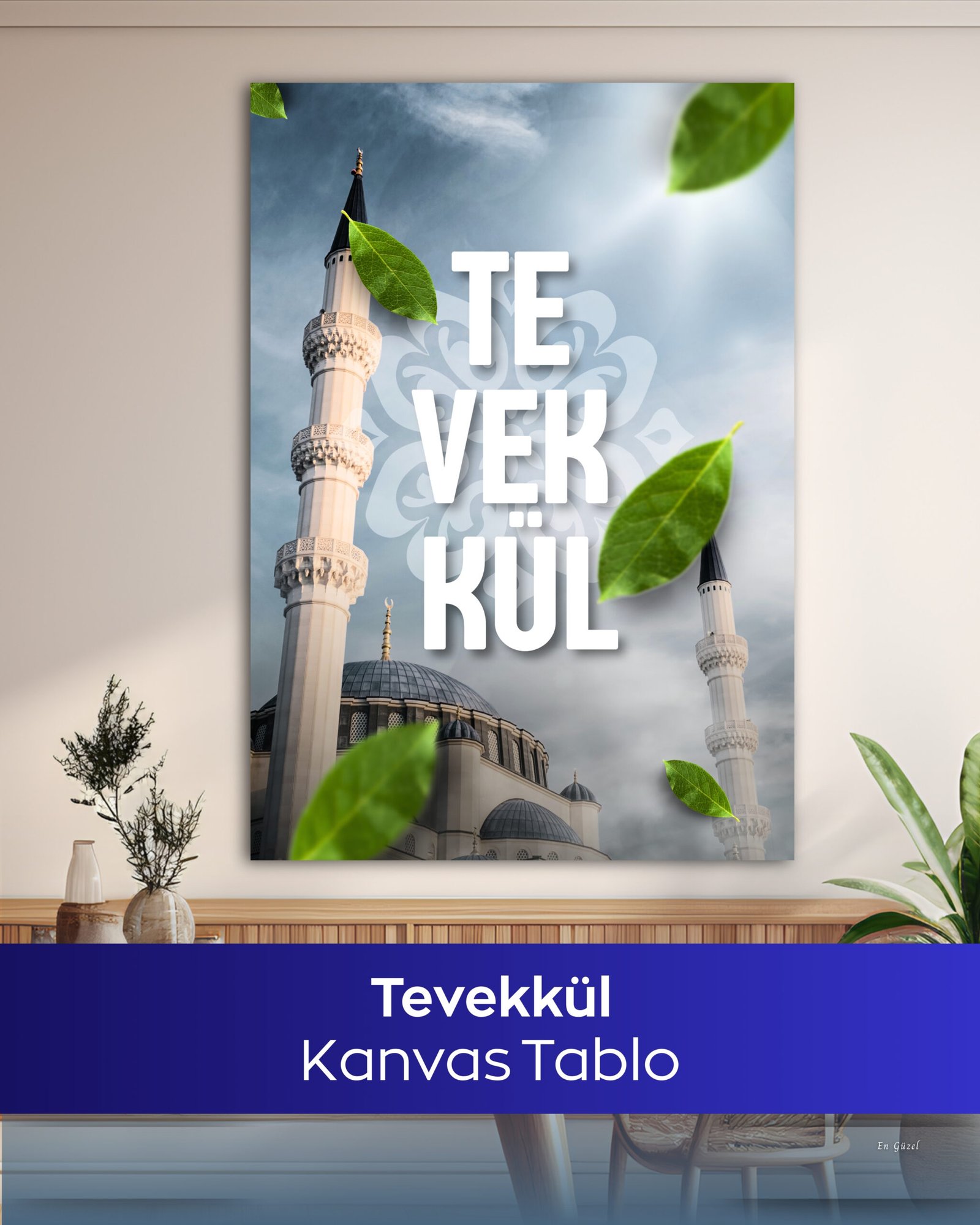 Tevekkül Kanvas Tablo