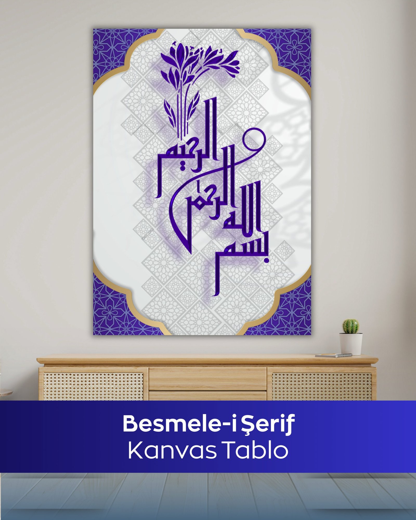 Besmele-i Şerif Kanvas Tablo