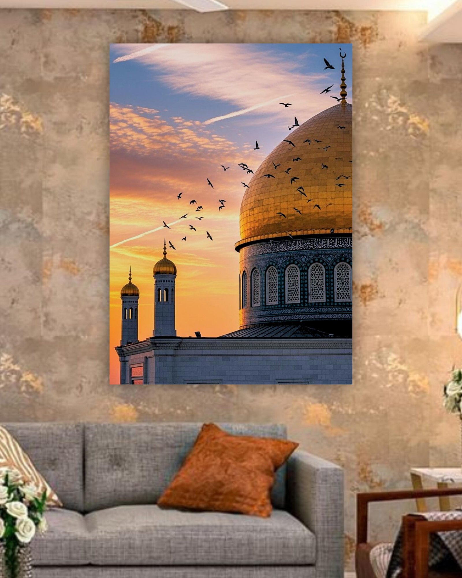Mescid-i Aksa Temalı Kanvas Tablo