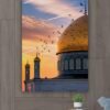 Mescid-i Aksa Temalı Kanvas Tablo - Görsel 4